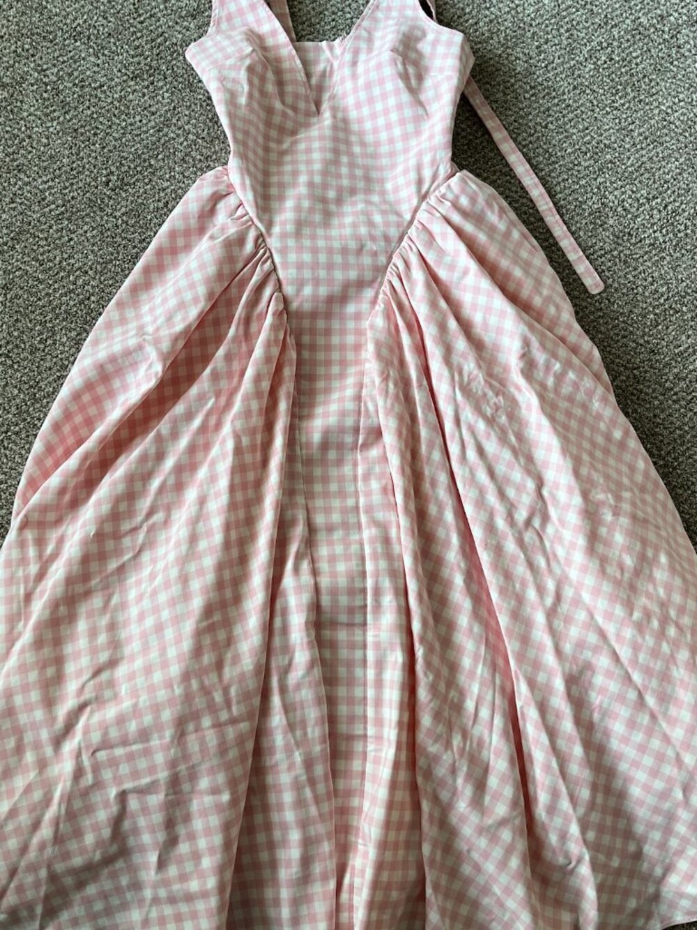 Marilyn Strawberry Shortcake Gingham Halter Midi Sundress - SMALL, NWT, NIB - Picture 6 of 8